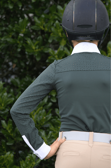 Children's Amelia Show Shirt | Hunter Green