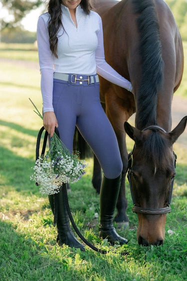 Lux Zip Breeches | Purple
