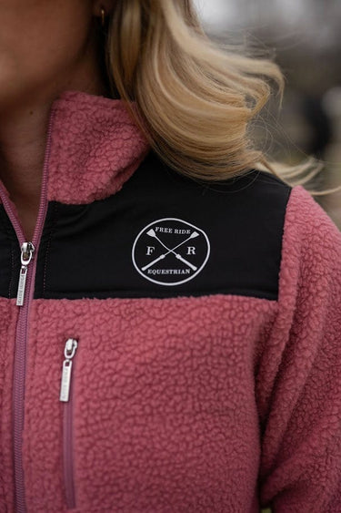 Teddy Zip-Up | Mauve