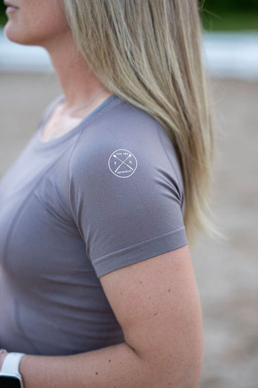 Seamless Short Sleeve Top | Urban Grey