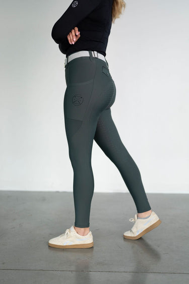 Lux Hybrid Breeches (Pull-On) | Full Seat | Hunter Green