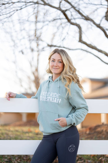 Varsity Logo Hoodie | Seafoam