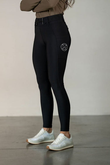 Celestial Lux Hybrid Breeches | Full Seat | Black