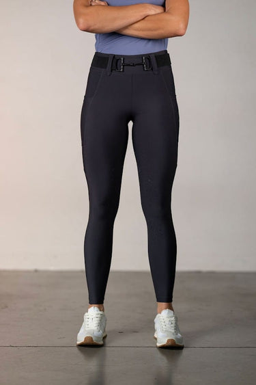 Celestial Lux Hybrid Breeches | Full Seat | Charcoal