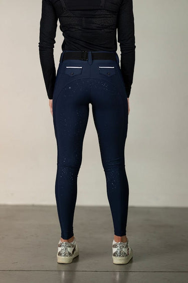 Celestial Lux Hybrid Breeches | Full Seat | Navy