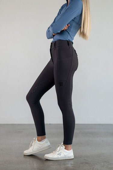 Celestial Lux Breeches | Charcoal