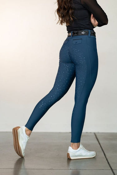 Celestial Lux Breeches | Emerald Blue