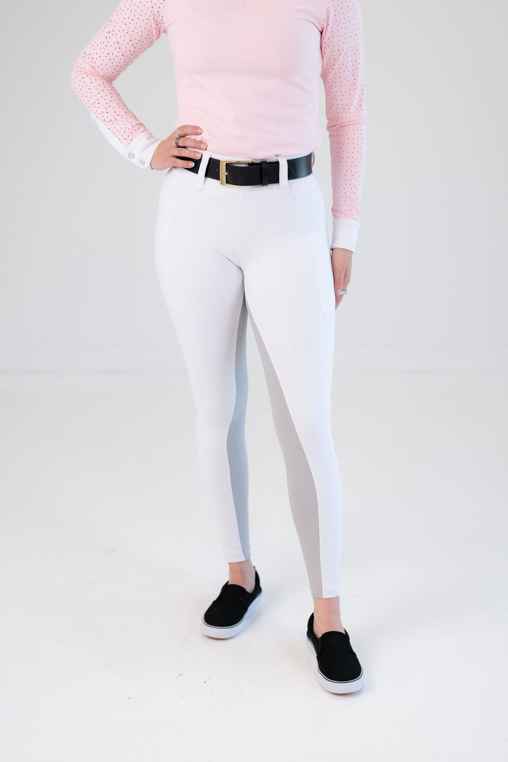 Lux Hybrid Breeches (Pull-On) | Full Seat | Competition Colors
