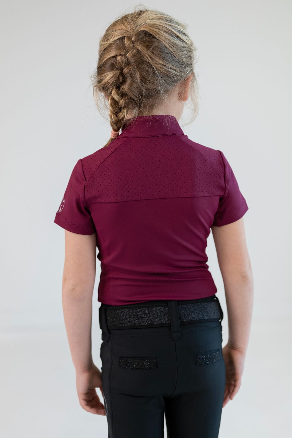 Childrens Sara Sun Shirt in Raspberry