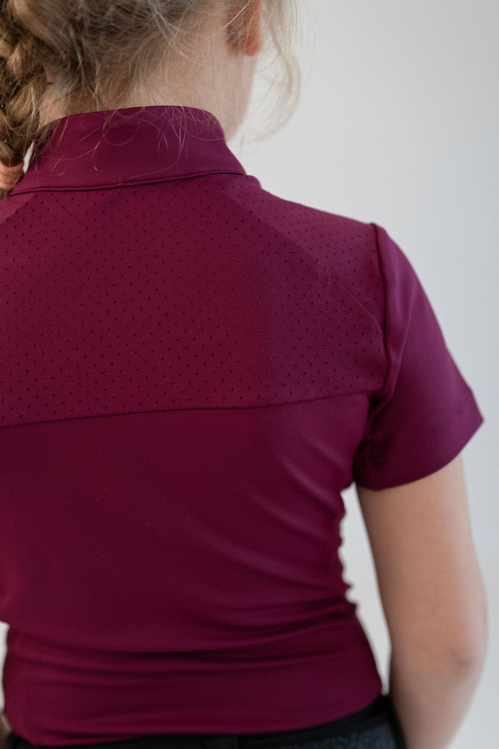 Childrens Sara Sun Shirt in Raspberry