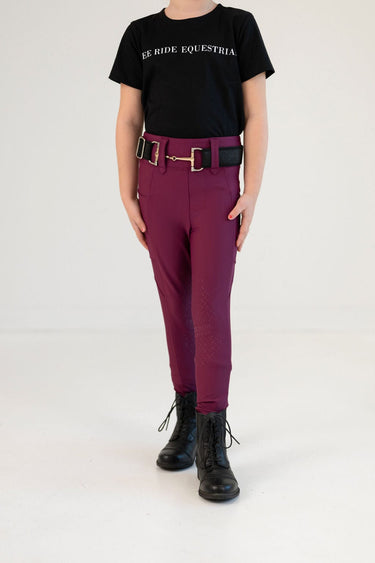 Children's Lux Breeches | Raspberry