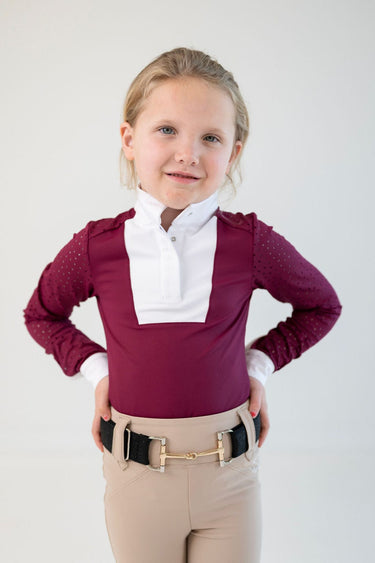 Children's Amelia Show Shirt | Raspberry