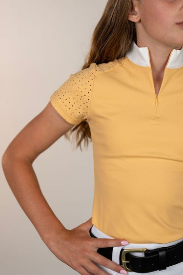 Children's Cassidy Show Shirt | Tangerine