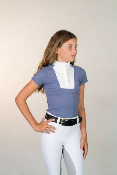 Children's Amelia Show Shirt | French Blue