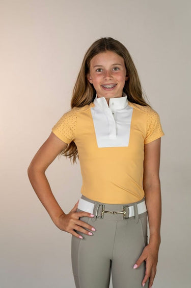Children's Amelia Show Shirt | Tangerine