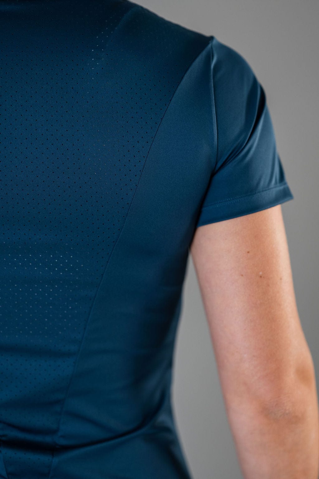 Emerald Blue Relaxed Athletic Top Short sleeve