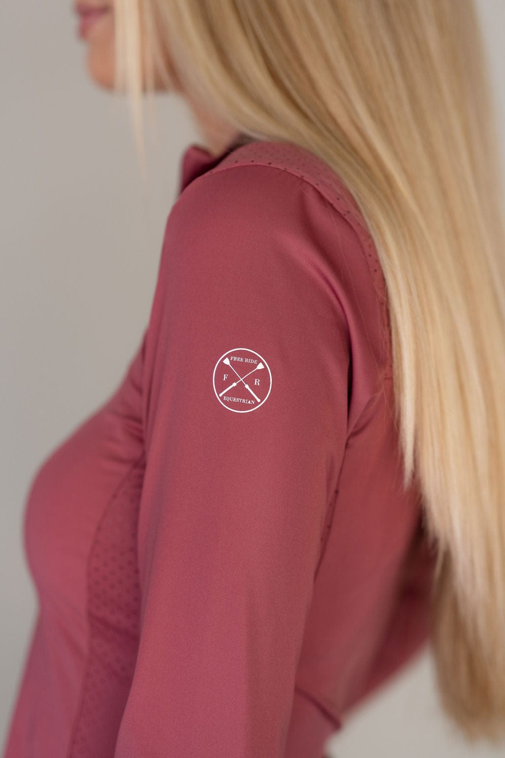 Sara Sun Shirt Long Sleeve in Rosewood