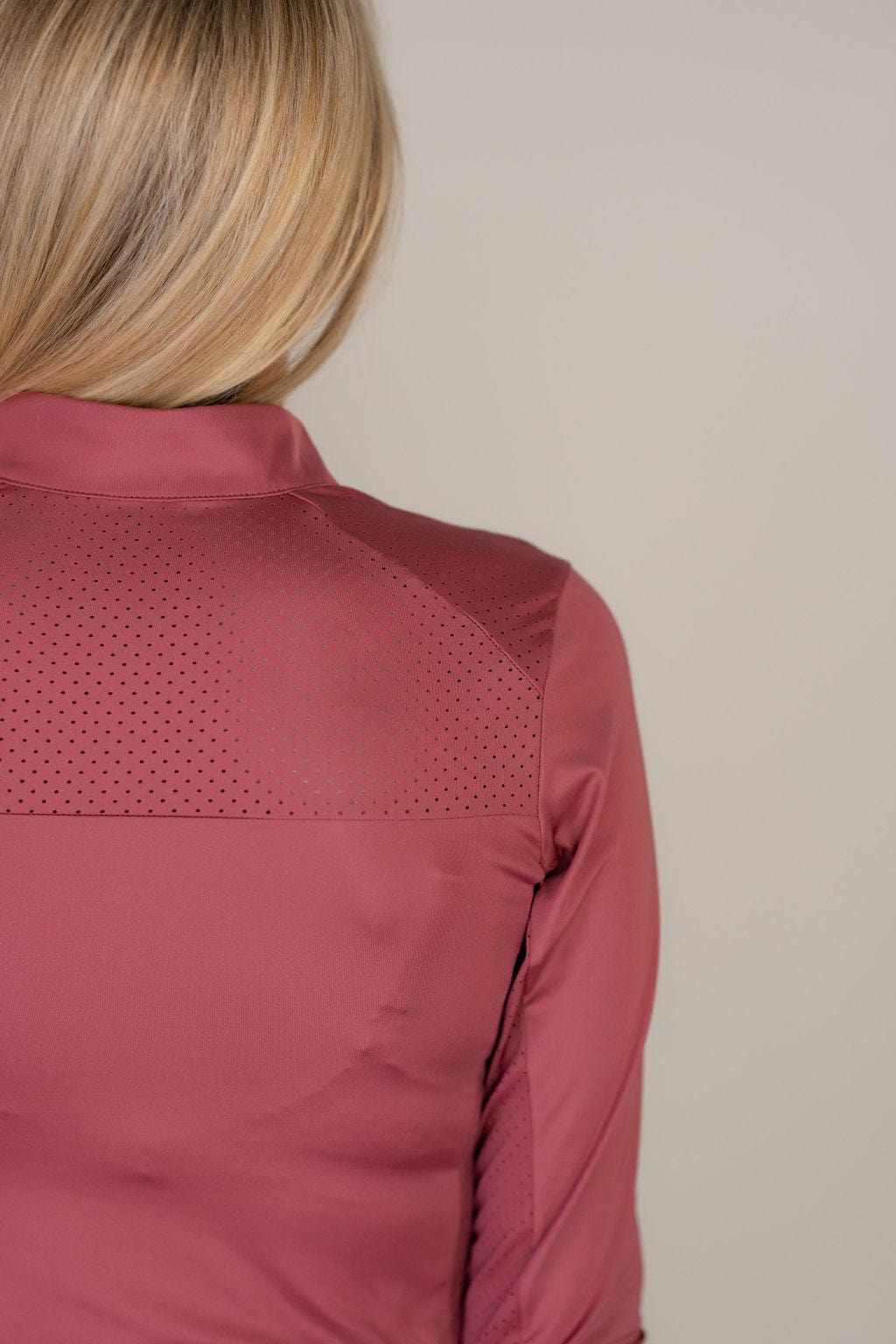 Sara Sun Shirt Long Sleeve in Rosewood