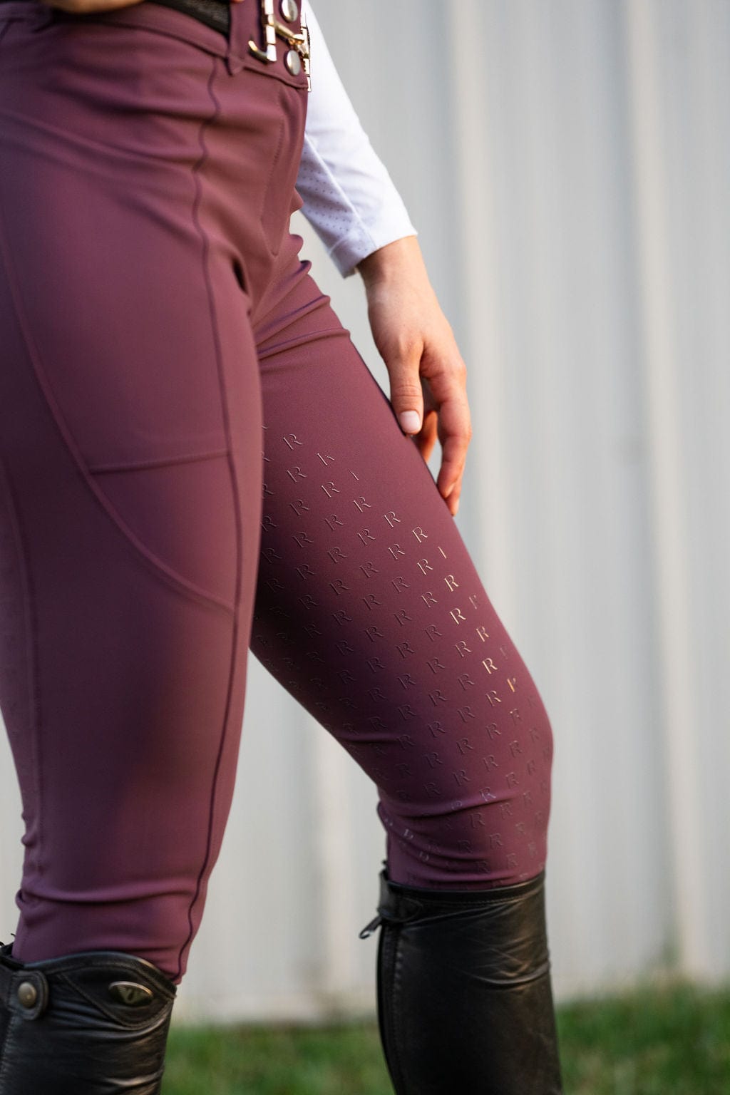 Plum Sparkle PRO 2.0 Athletic Breech | Full Seat or Knee Patch