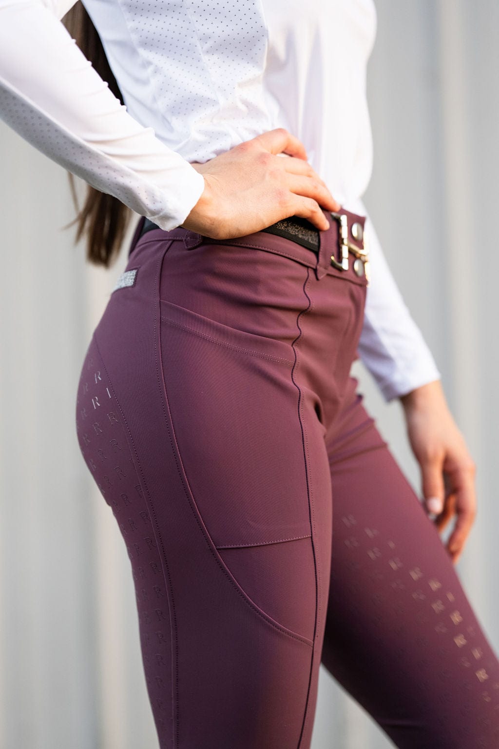 Plum Sparkle PRO 2.0 Athletic Breech | Full Seat or Knee Patch