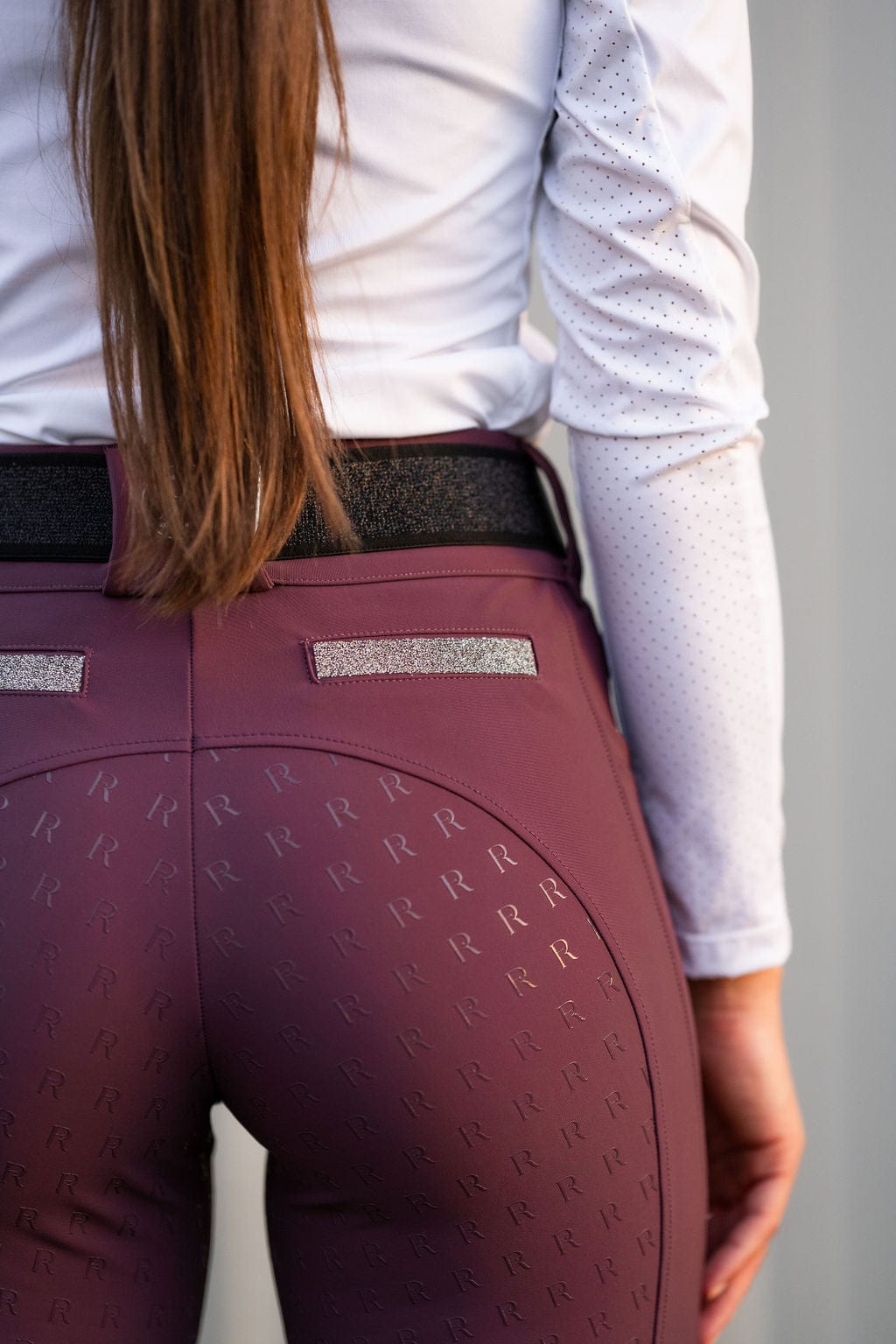 Plum Sparkle PRO 2.0 Athletic Breech | Full Seat or Knee Patch