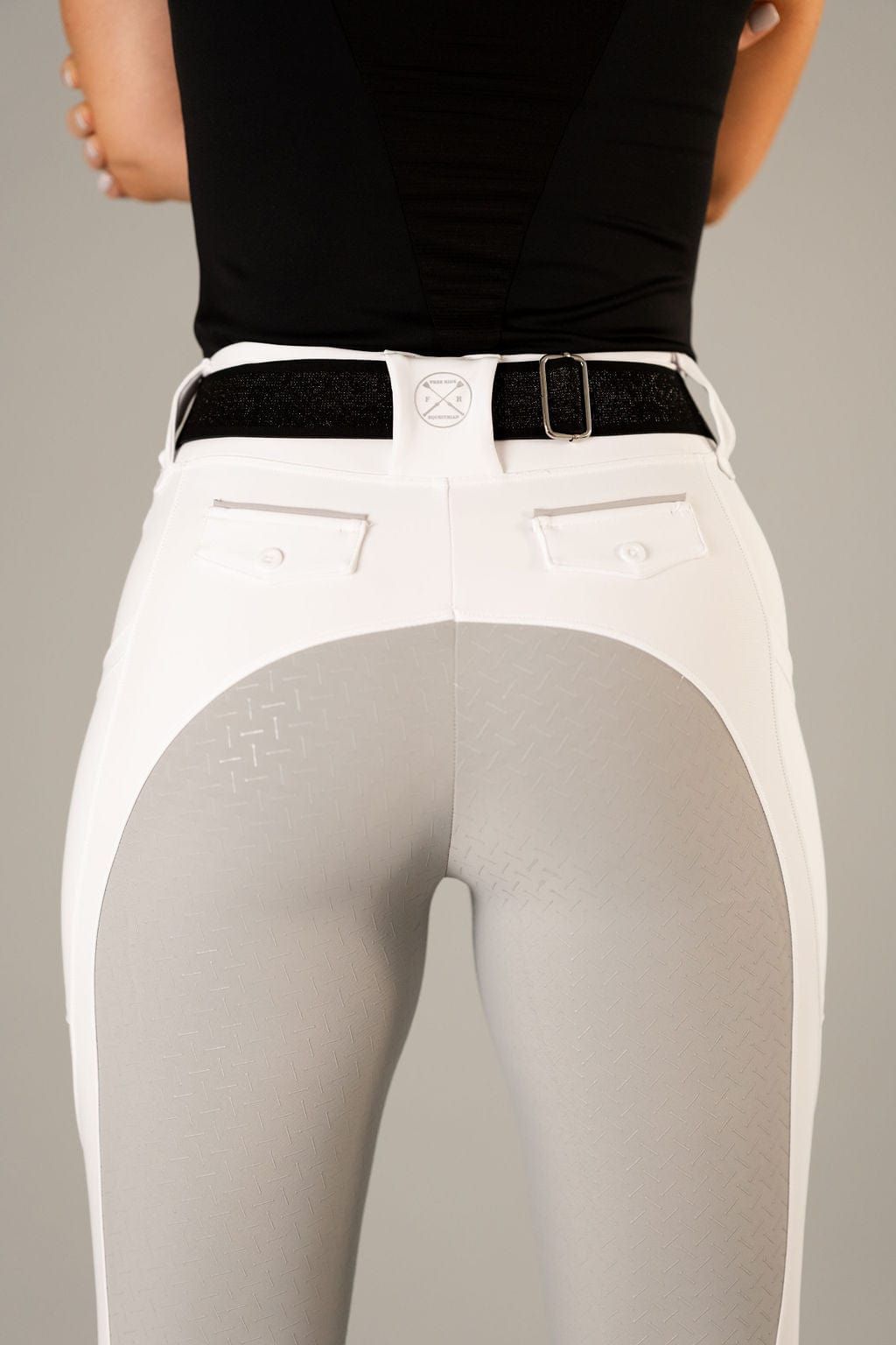 White Lux Full Seat Hybrid Breech