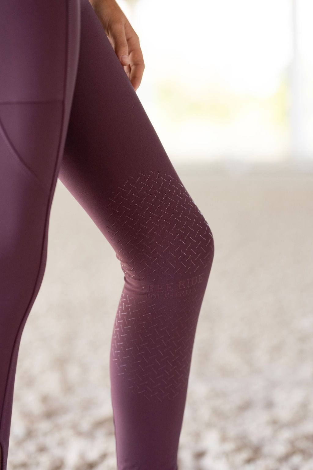 Plum Lux | Full Seat or Knee Patch Breech (zip-up)