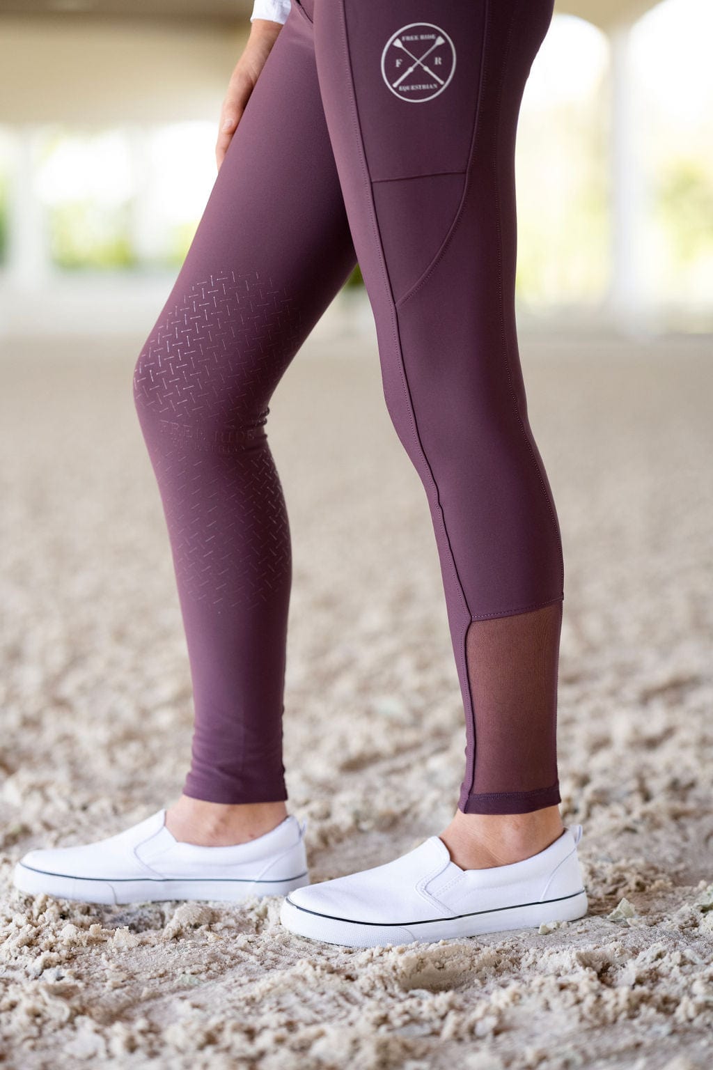 Plum Lux | Full Seat or Knee Patch Breech (zip-up)