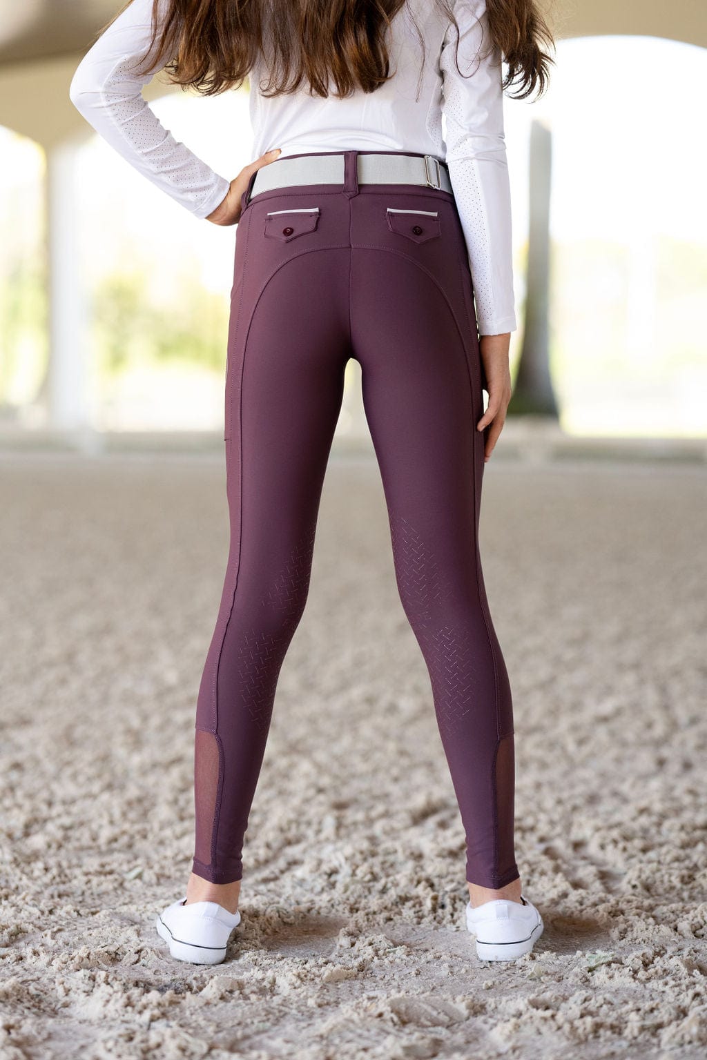 Plum Lux | Full Seat or Knee Patch Breech (zip-up)