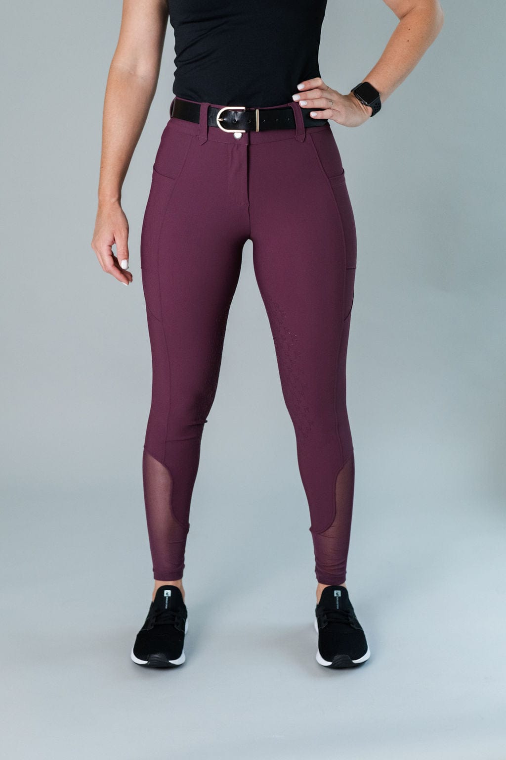 Plum Sparkle PRO 2.0 Athletic Breech | Full Seat or Knee Patch