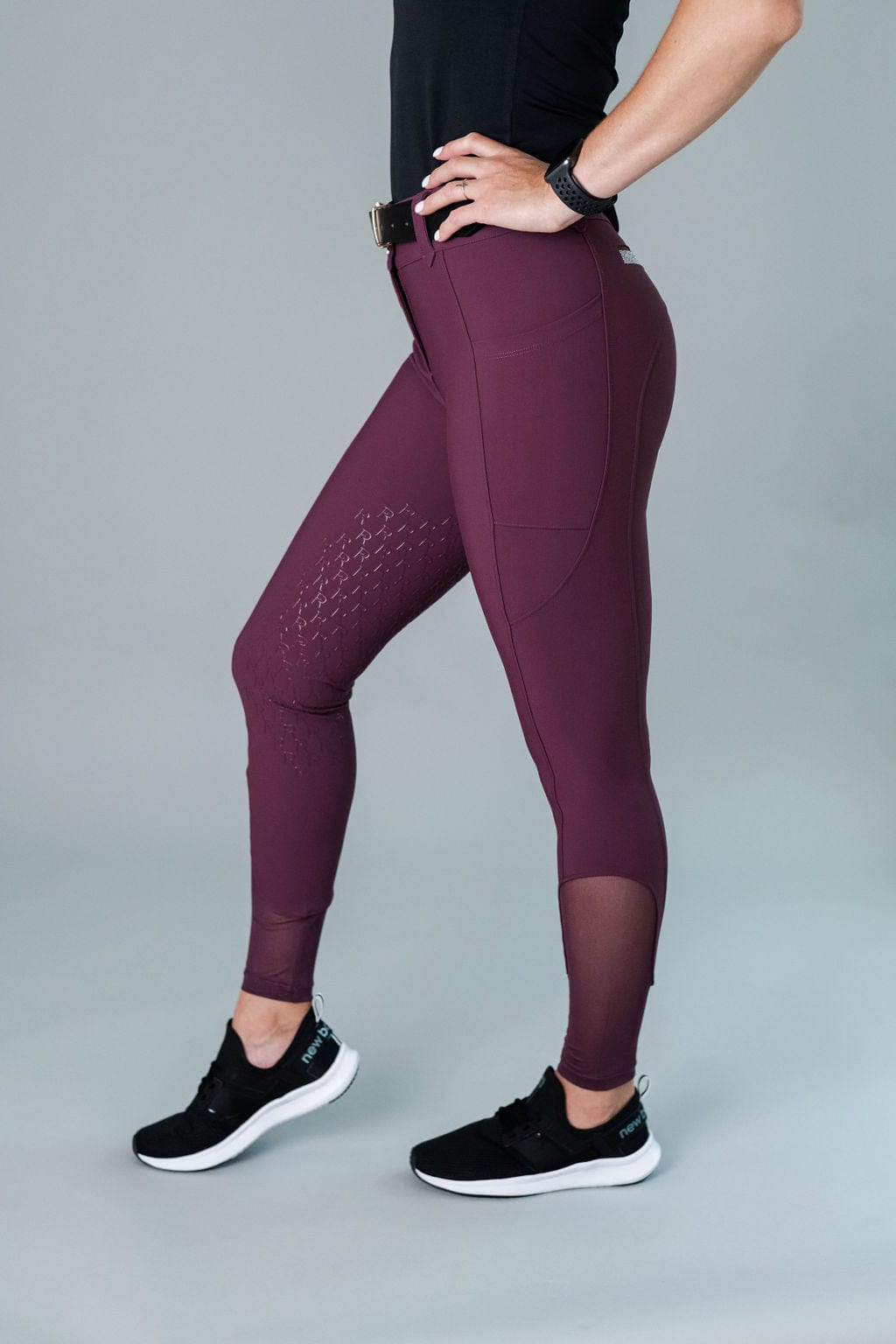 Plum Sparkle PRO 2.0 Athletic Breech | Full Seat or Knee Patch