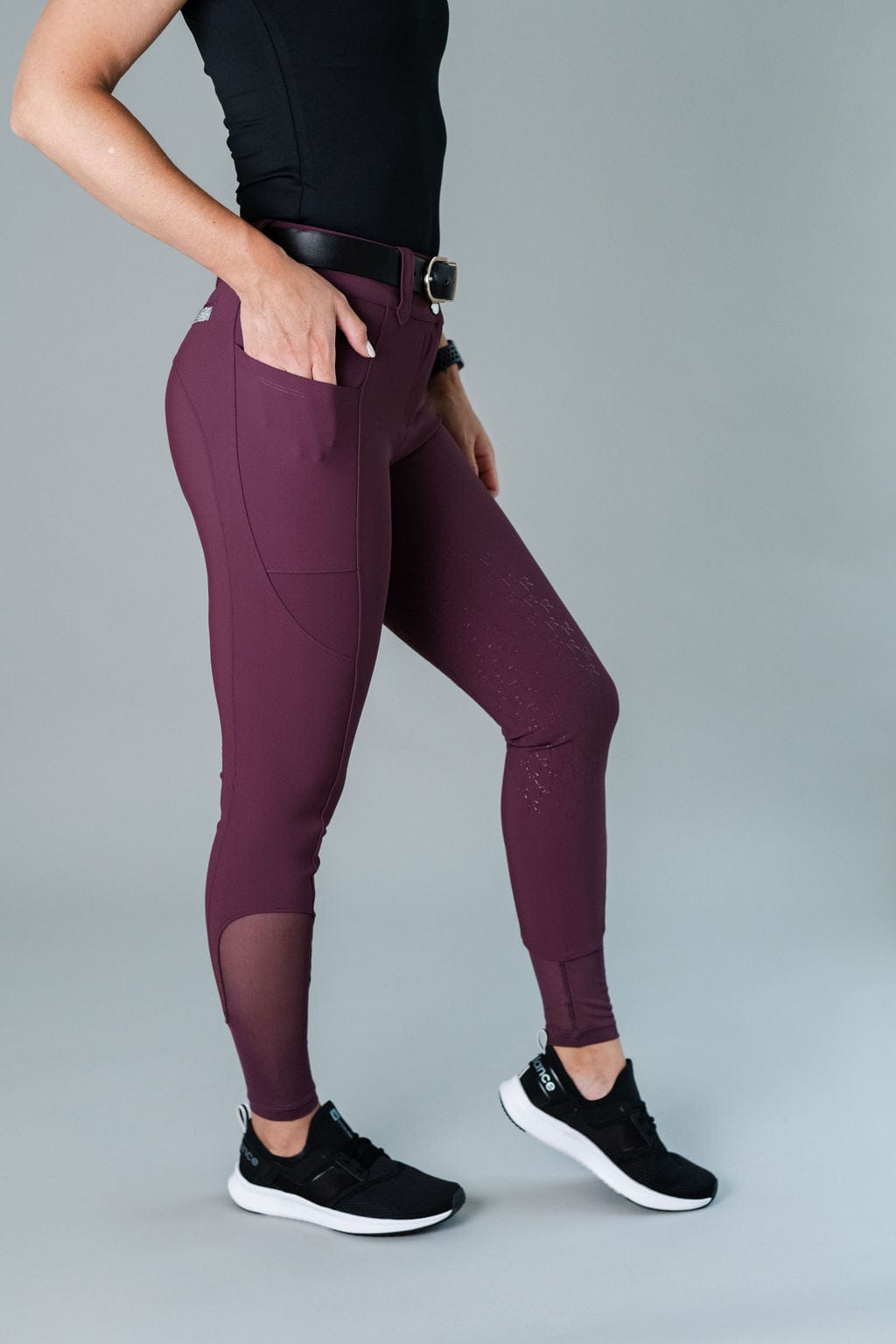 Plum Sparkle PRO 2.0 Athletic Breech | Full Seat or Knee Patch