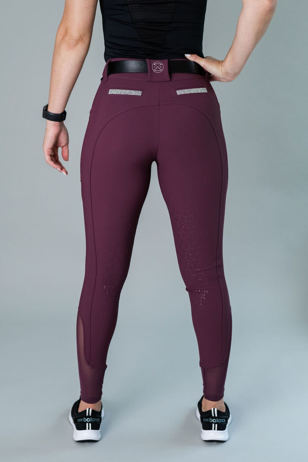 Plum Sparkle PRO 2.0 Athletic Breech | Full Seat or Knee Patch