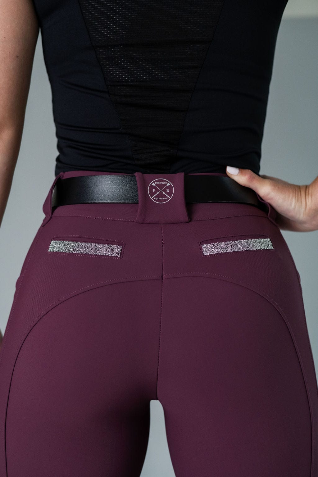 Plum Sparkle PRO 2.0 Athletic Breech | Full Seat or Knee Patch