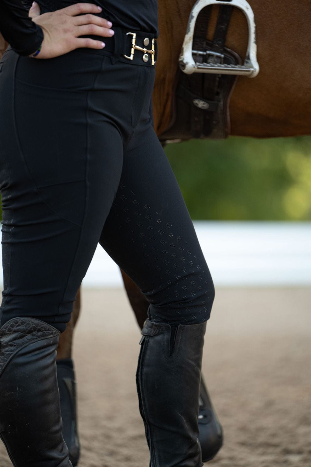 Black PRO 2.0 Breech | full seat or Knee Patch