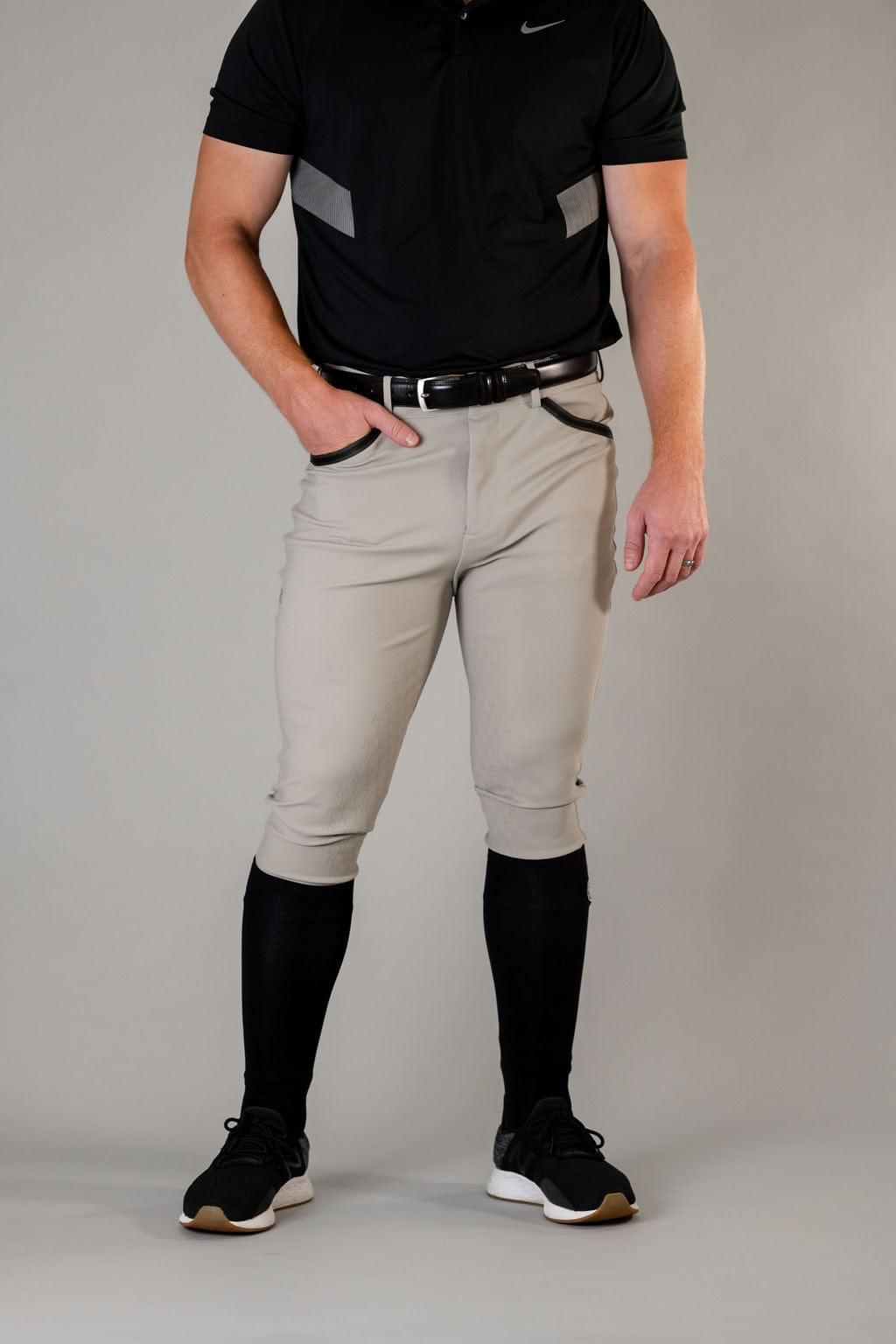 Men's PRO Knee Patch Breech in Beige (size 30-38 available)