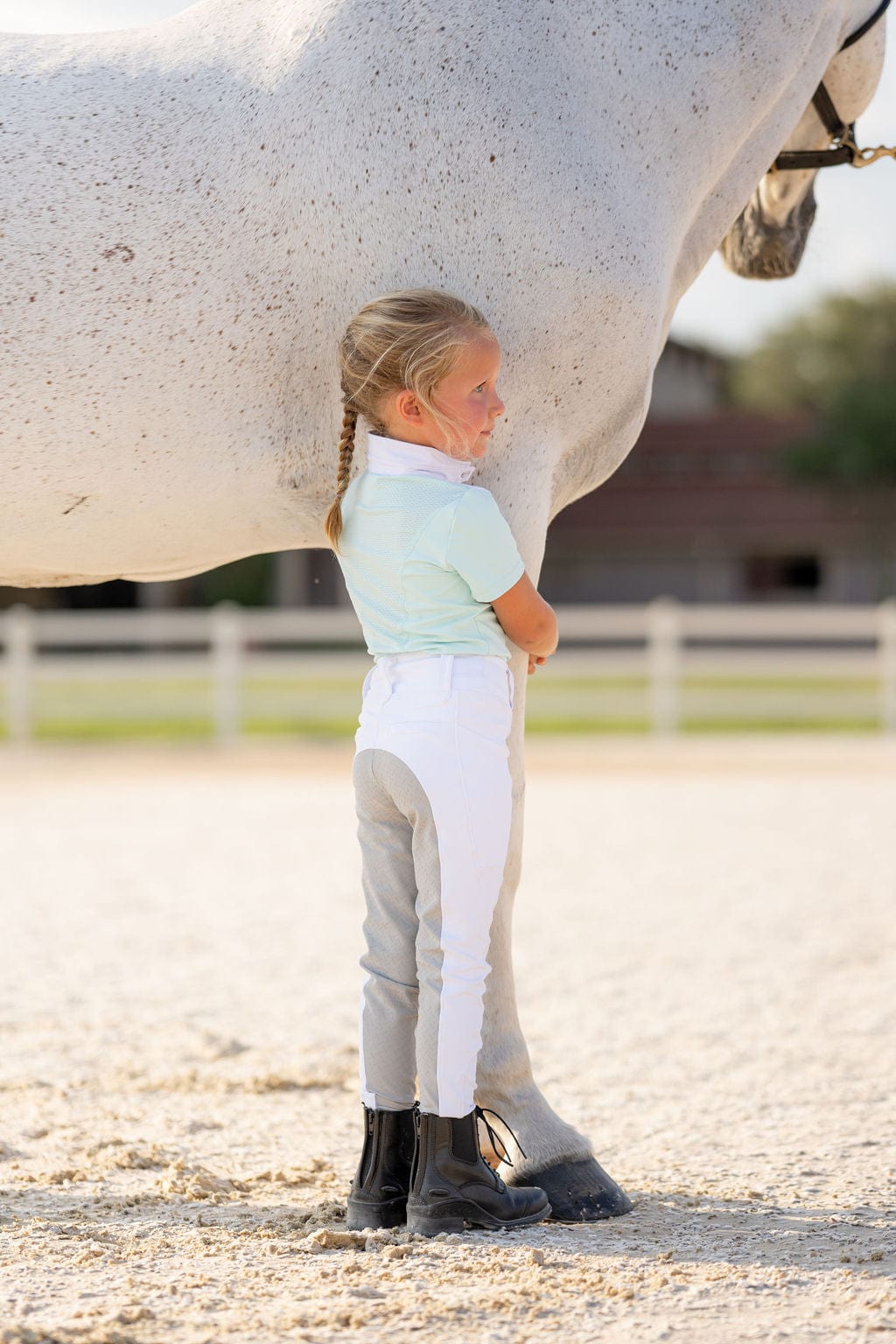 Children's Lux Hybrid Breech Full Seat White