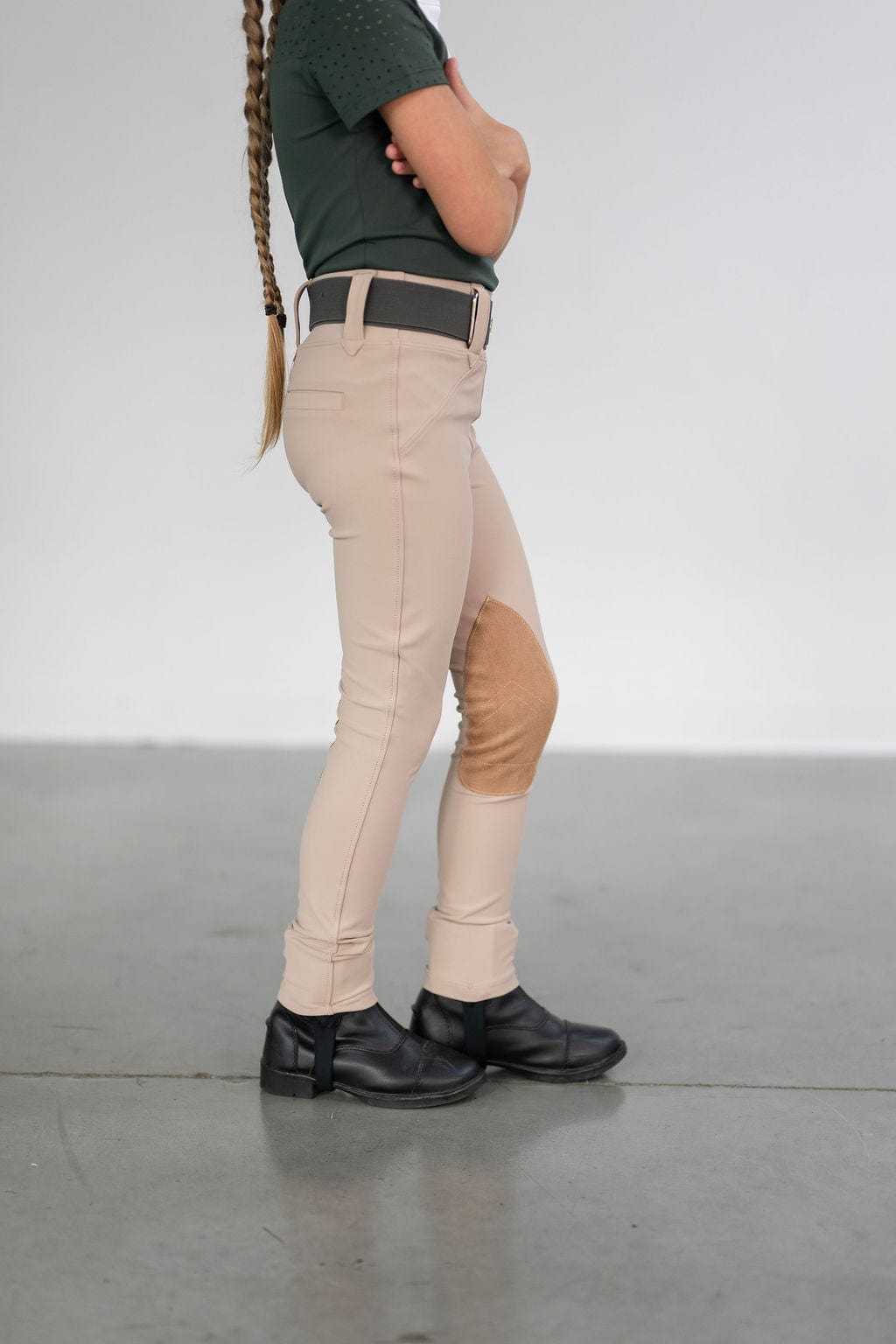 Children's Beige Lux | Knee Patch Jodhpur