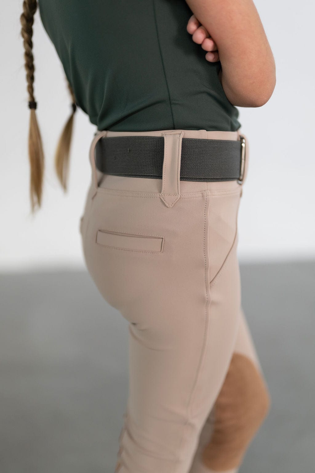 Children's Beige Lux | Knee Patch Jodhpur