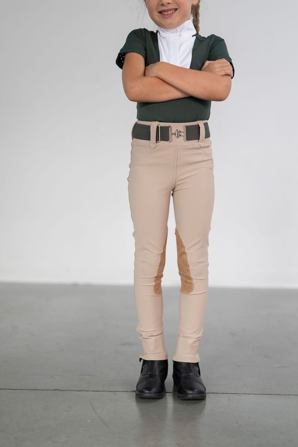 Children's Beige Lux | Knee Patch Jodhpur