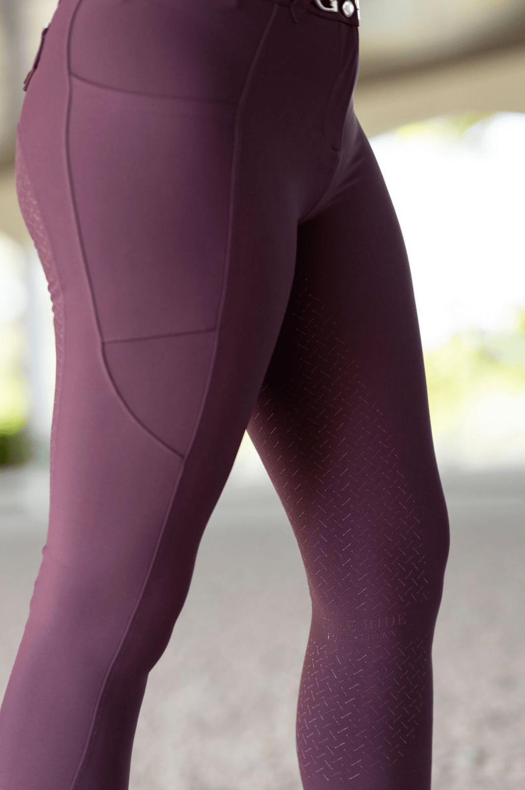 Plum Lux | Full Seat or Knee Patch Breech (zip-up)