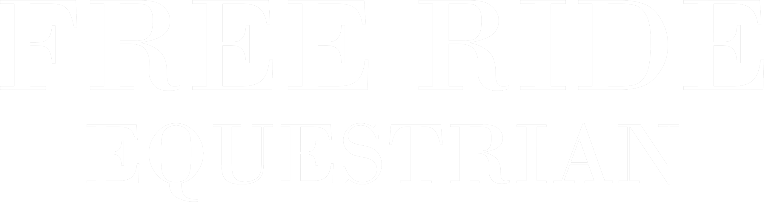 Free Ride Equestrian logo