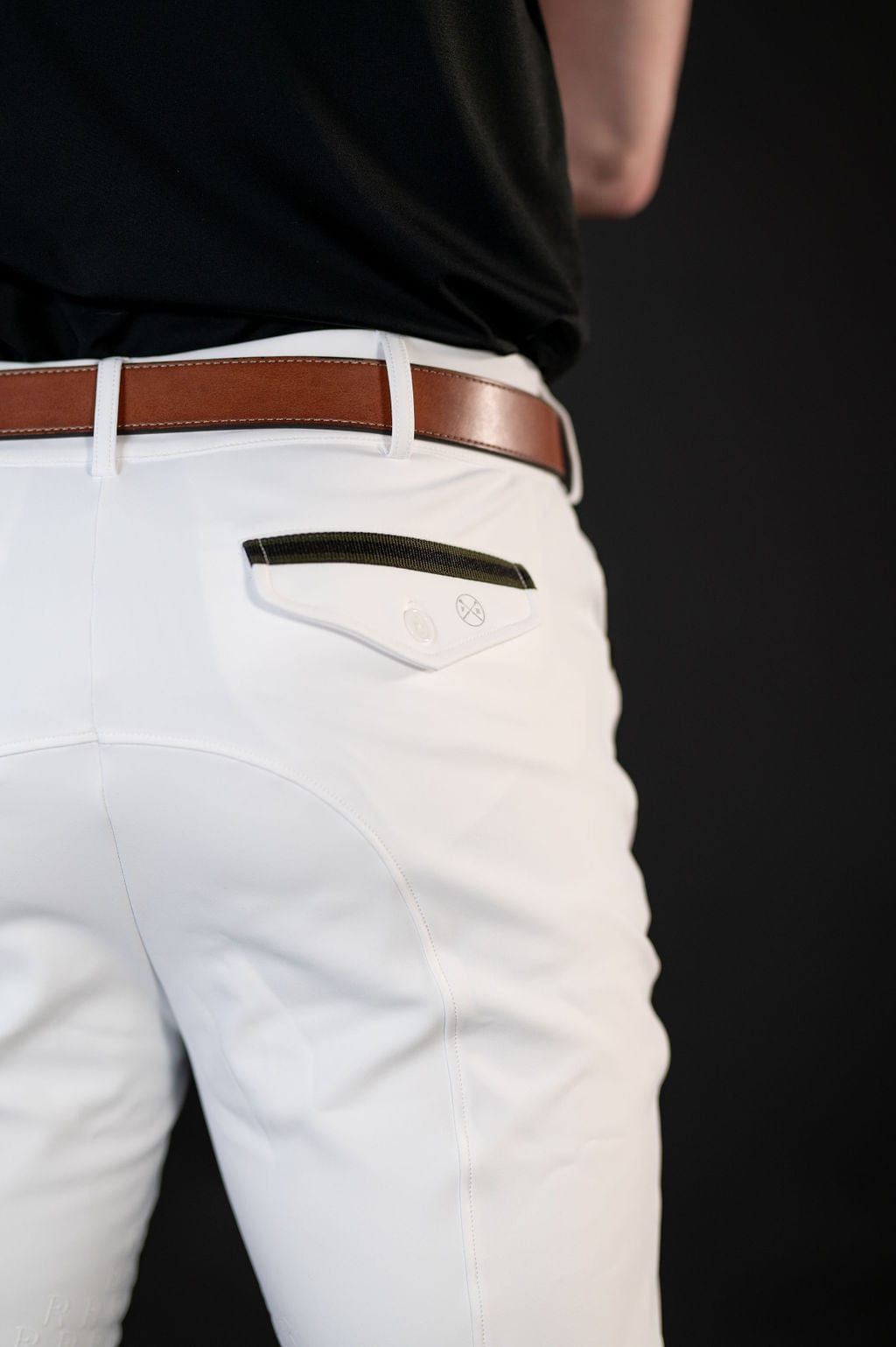 Men's PRO Knee Patch Breech in White (size 30-36 available)