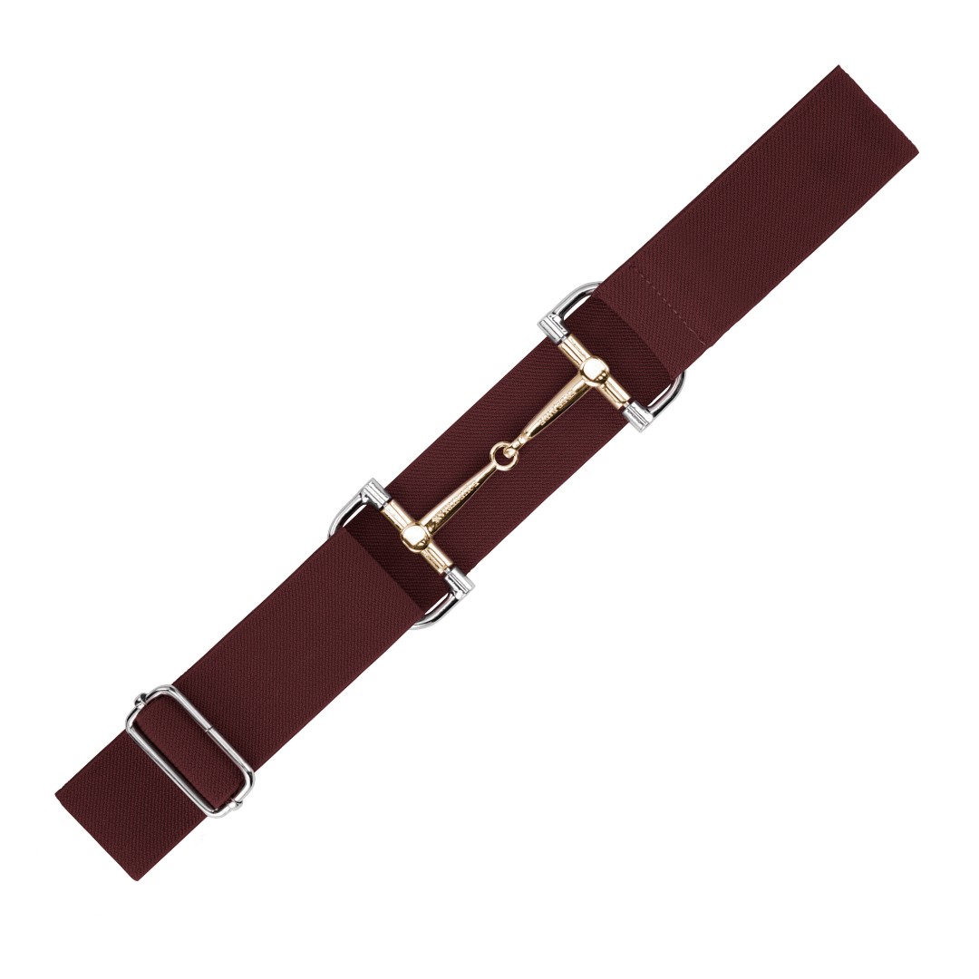 Bit Belt in Burgundy