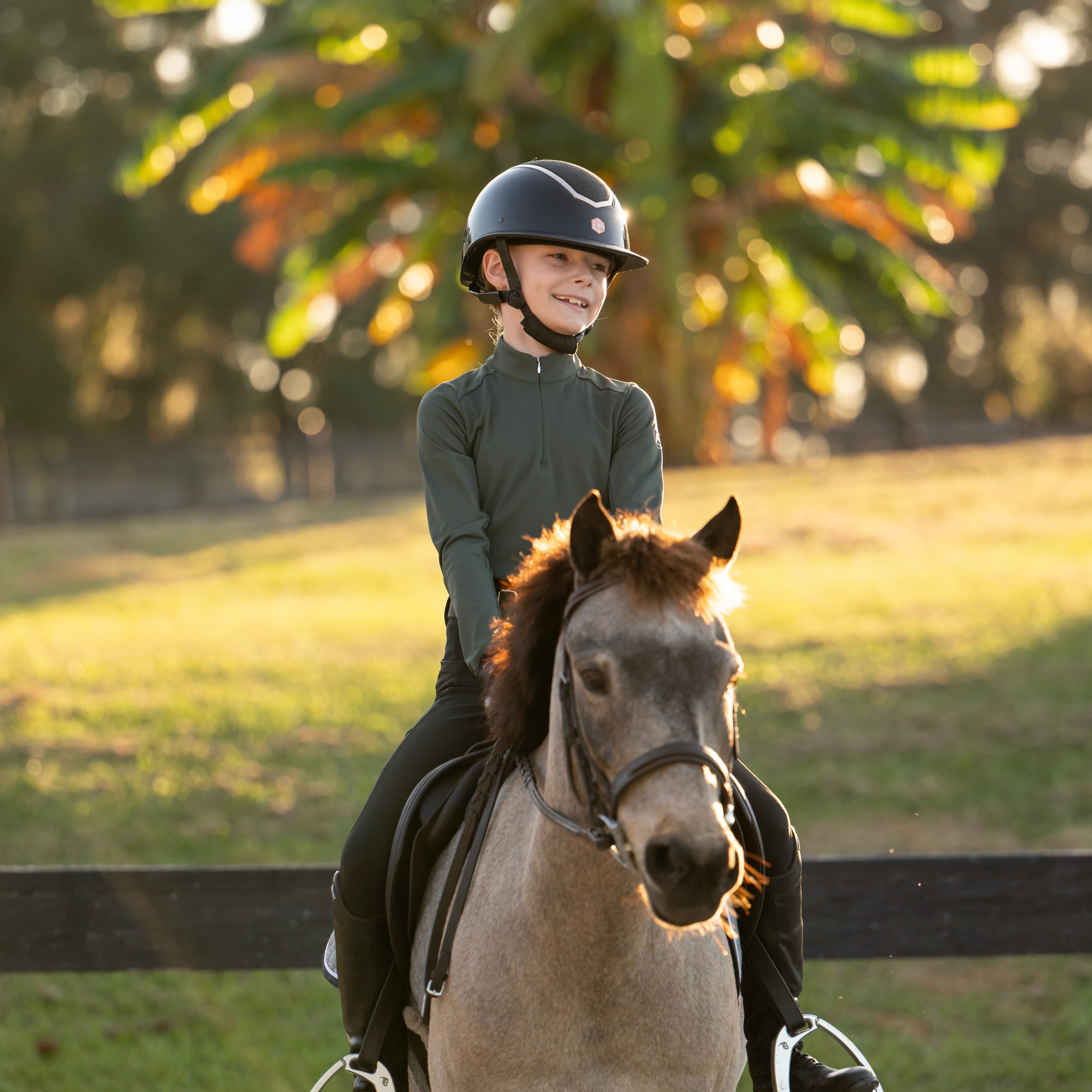 Sponsored Rider Ella with her pony Peanut