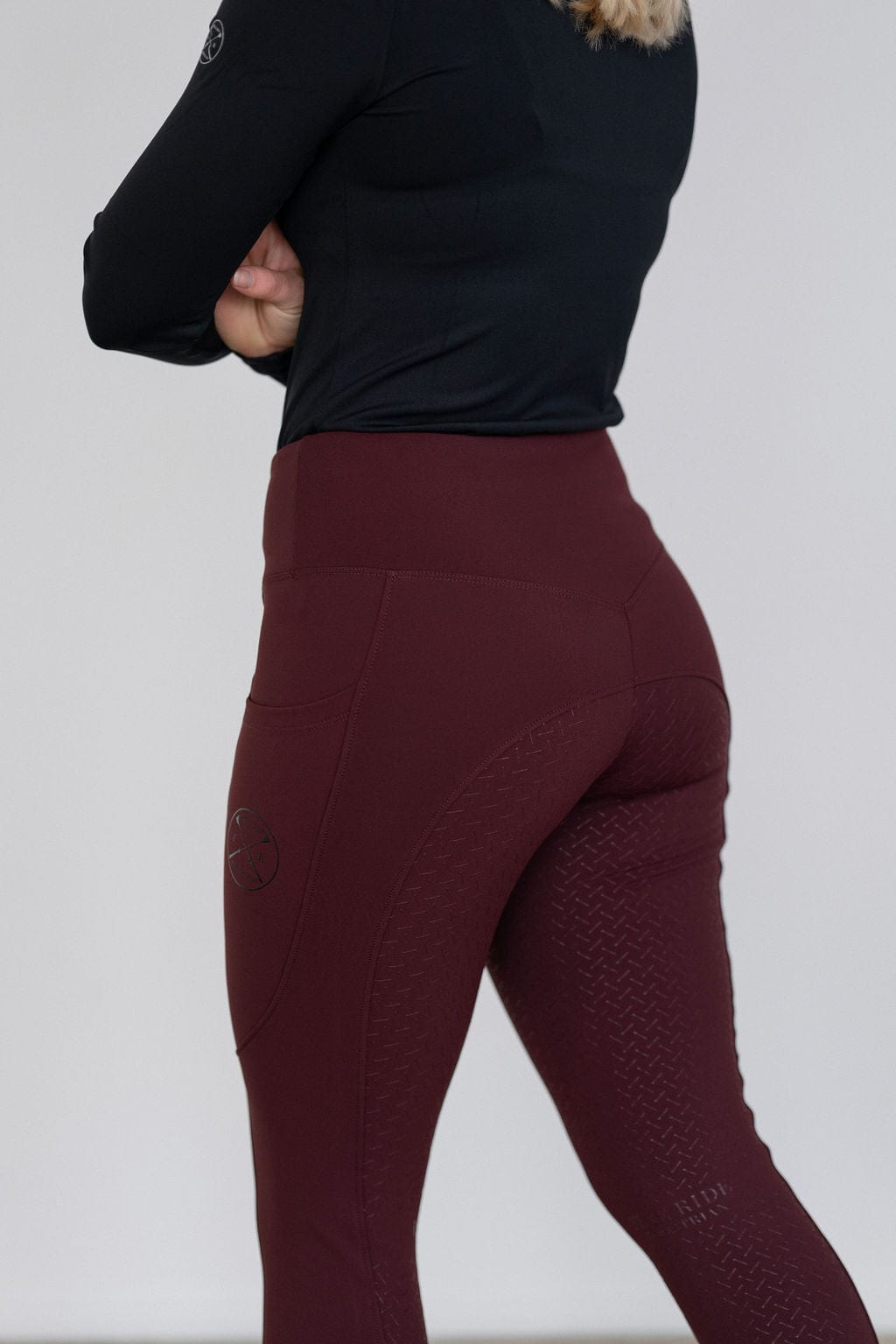 Merlot Midweight Winter Leggings | Full Seat