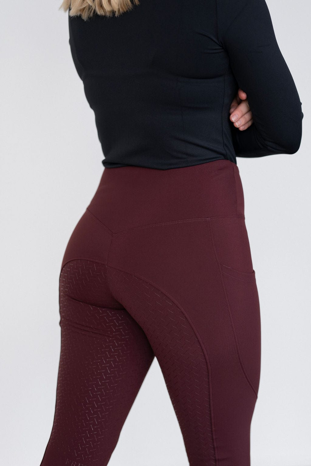 Merlot Midweight Winter Leggings | Full Seat