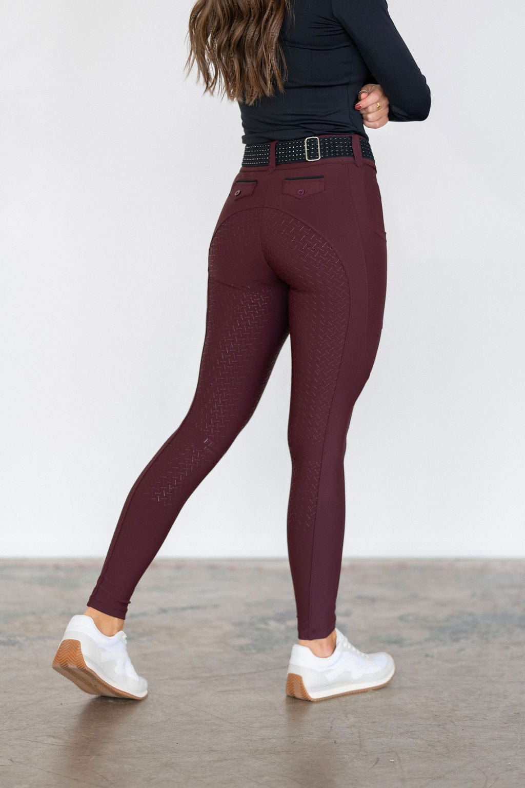 Merlot Lux | Full Seat or Knee Patch Breech (Zip-Up)