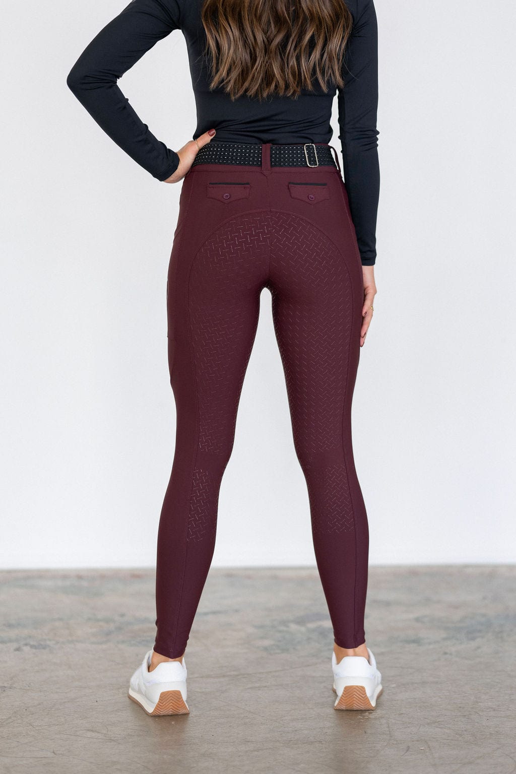 Merlot Lux | Full Seat or Knee Patch Breech (Zip-Up)