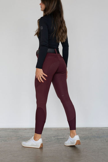 Heavyweight Zip Winter Breeches | Merlot